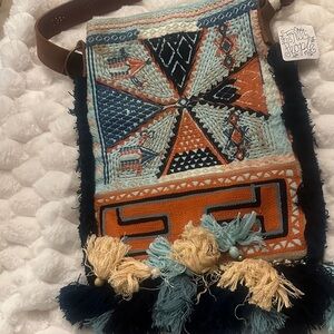 Free People Vibrant Patterned Crossbody Bag